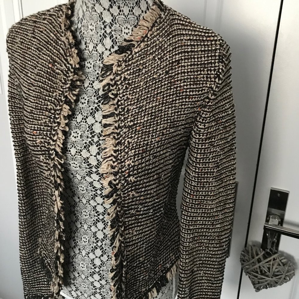 H&M Fringed Knit Jacket - Picture 2 of 9